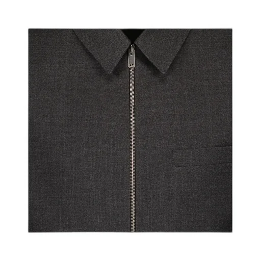 Zip-Up Shirt Jacket