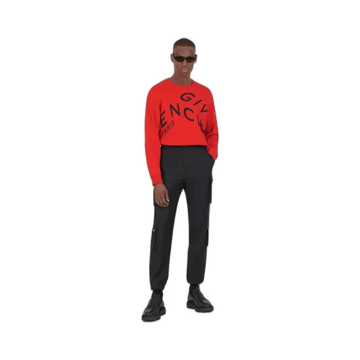 Embroidered-Logo Long-Sleeve Jumper