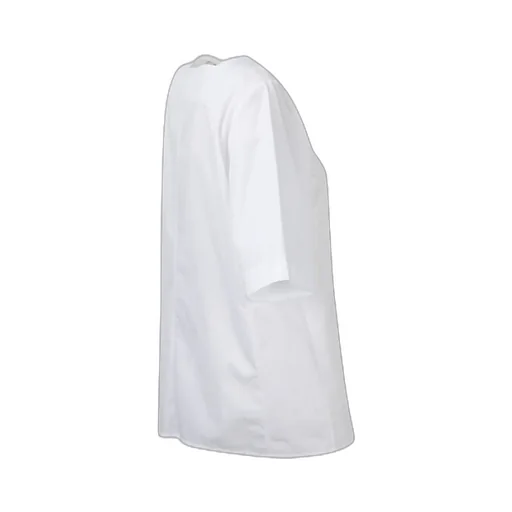 Square Neck Poplin Blouse