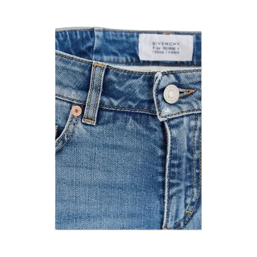 Ripped Mid-Rise Skinny Jeans