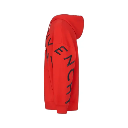 Refracted Logo Embroidery Hoodie