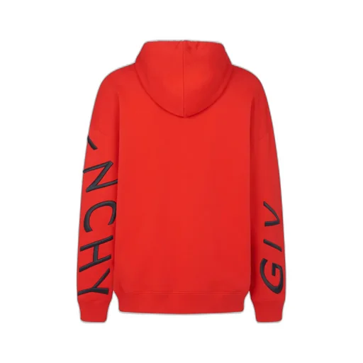 Refracted Logo Embroidery Hoodie