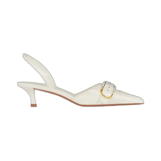 Voyou Slingbacks In Grained Leather