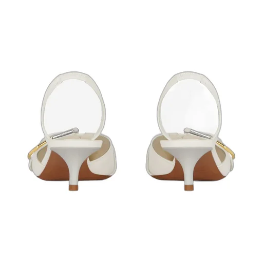 Voyou Slingbacks In Grained Leather
