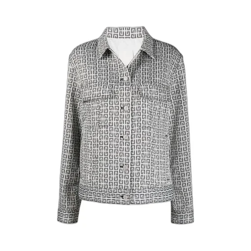 4G Jacquard Denim Jacket