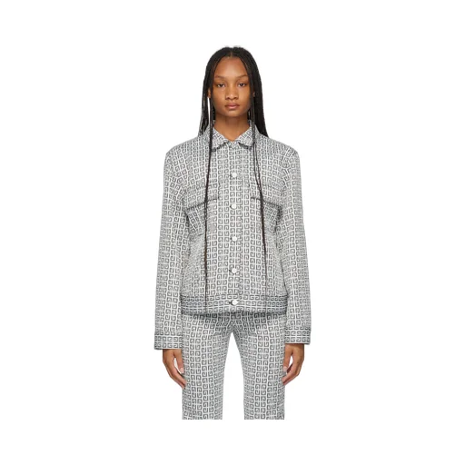 4G Jacquard Denim Jacket