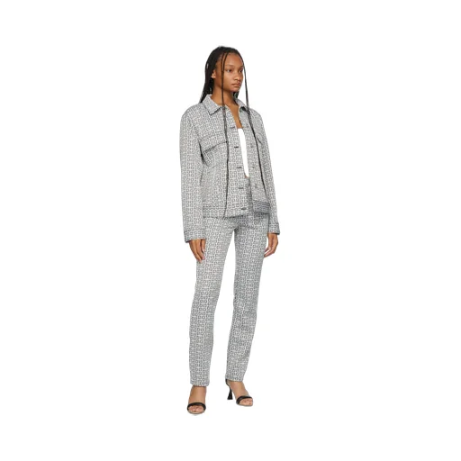 4G Jacquard Denim Jacket
