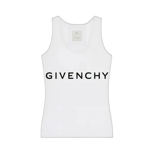 Logo Printed Crewneck Tank Top
