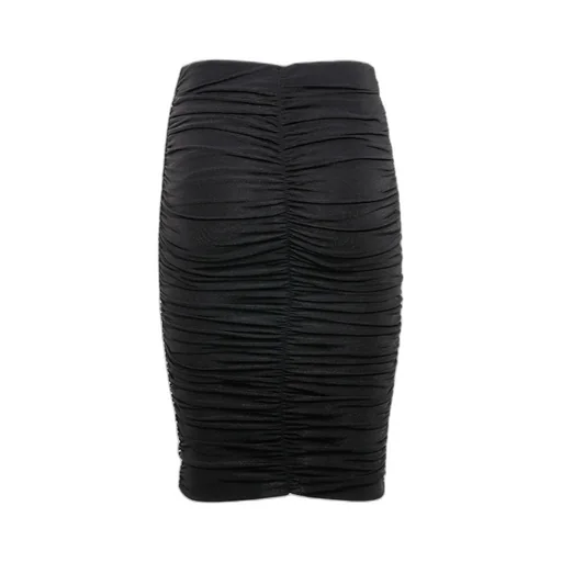 Ruched Midi Skirt
