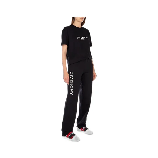 High Waisted Logo Trousers