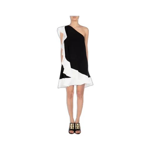 One Shoulder Ruffle Dress