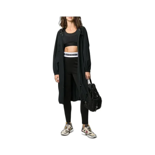 Hooded Belted Raincoat