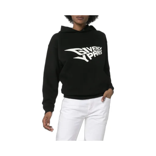 Logo Printed Hooded Sweater