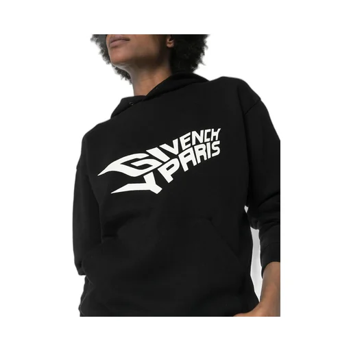 Logo Printed Hooded Sweater