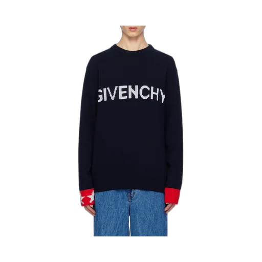 Logo Intarsia-Knit Jumper