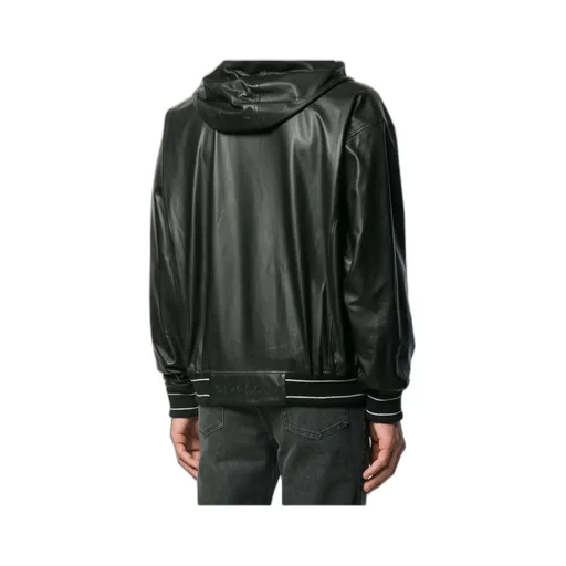 Zippered Leather Jacket
