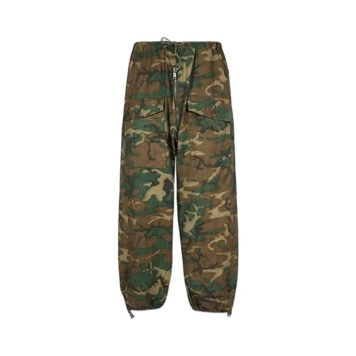 Camo Printed Drawstring Trousers