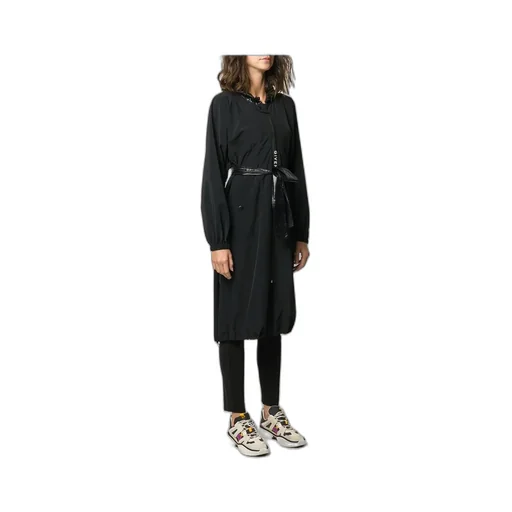 Hooded Belted Raincoat