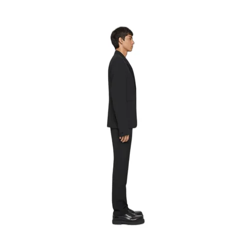 Single-Breasted Slim-Fit Jacket