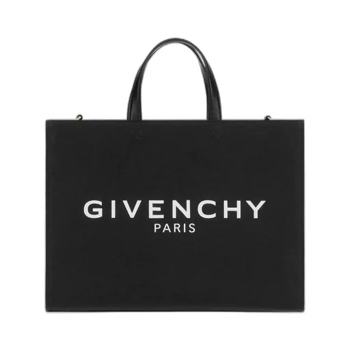 Logo Printed Top Handle Bag