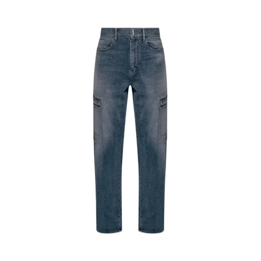 Pocket Detailed Straight Leg Jeans