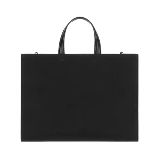 Logo Printed Top Handle Bag
