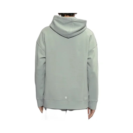 Logo Print Drawstring Hoodie