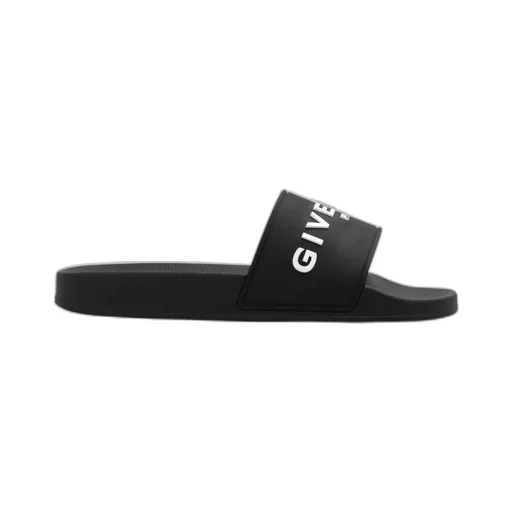 Logo Detailed Open Toe Slides
