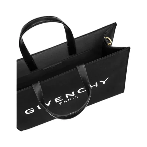 Logo Printed Top Handle Bag