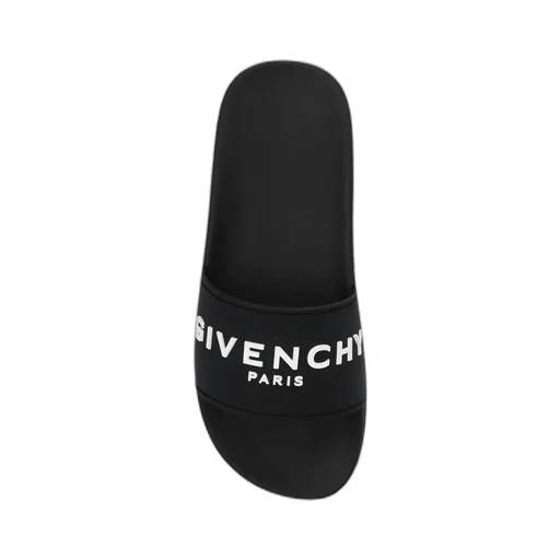 Logo Detailed Open Toe Slides