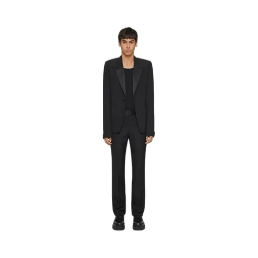 Single-Breasted Slim-Fit Jacket
