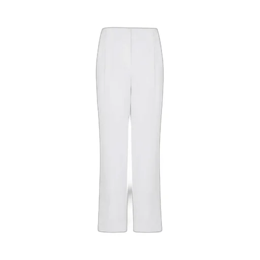 Straight Leg Pleated Trousers