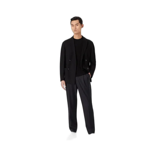 Lapel Long-Sleeved Cashmere Suit Jacket