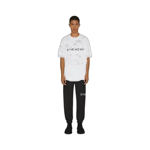 Logo Printed Rear-Welt Pocketed Track Pants
