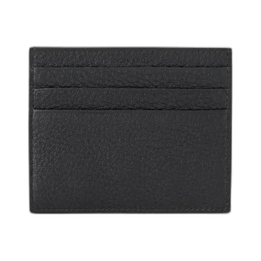 Grained-Textured Leather Card Holder
