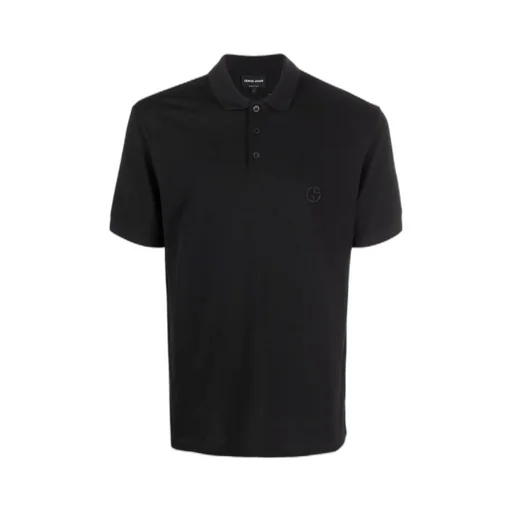 Logo Embroidered Short-Sleeved Polo Shirt