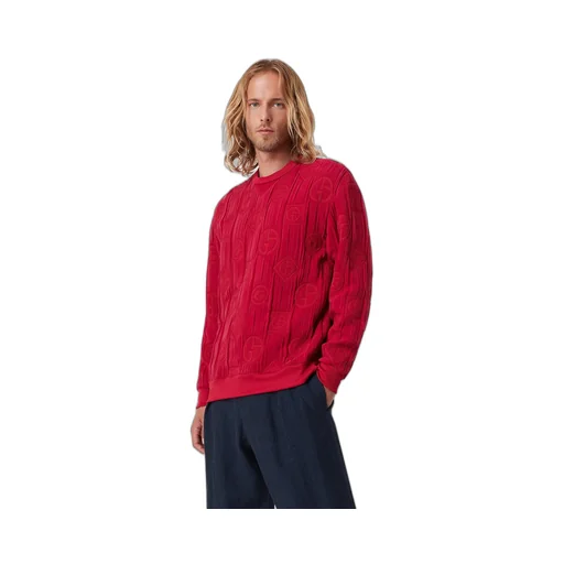 Full Body Logo Round Neck Sweater