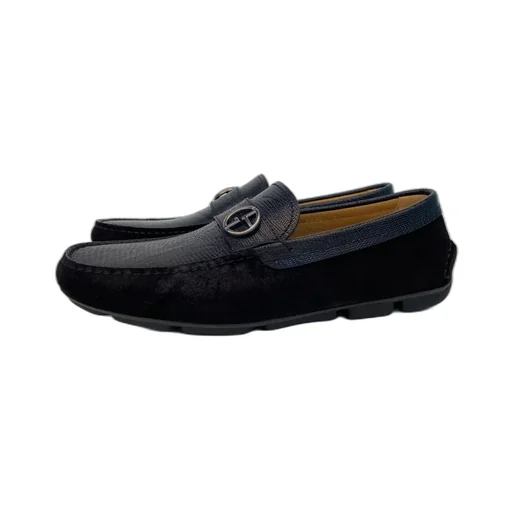 Gold Buckle Loafer Shoes