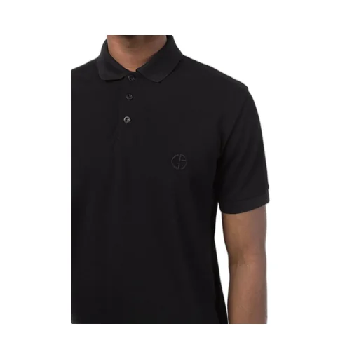 Logo Embroidered Short-Sleeved Polo Shirt