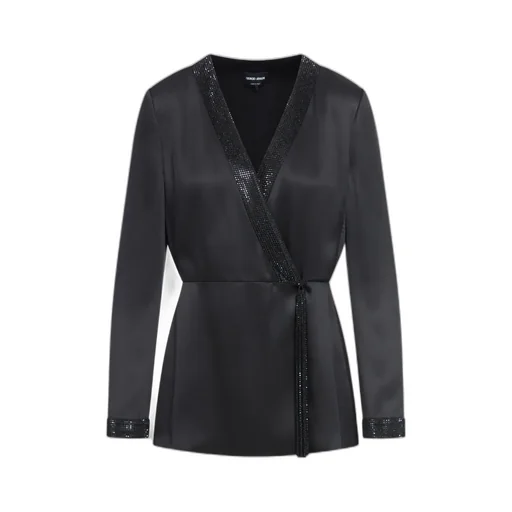 Shiret Embellished Satin Top