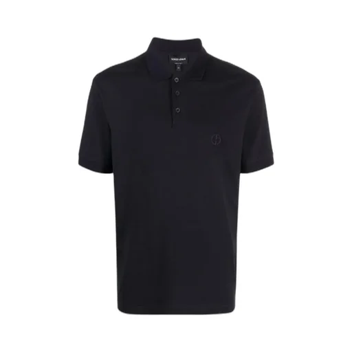 Logo Embroidered Short-Sleeved Polo Shirt