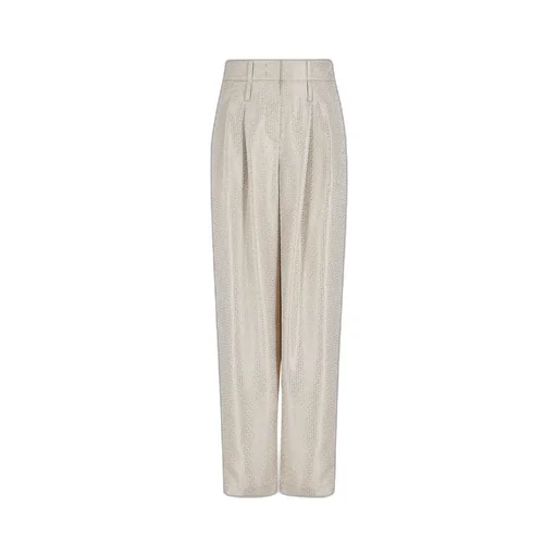 High Waist Cropped Trousers