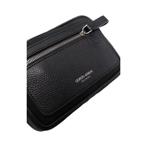 Engraved-Logo Leather Tote