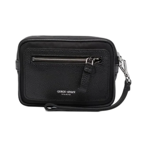 Engraved-Logo Leather Tote