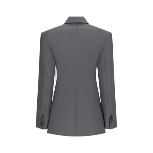 Asymmetrical Double-Breasted Jacket