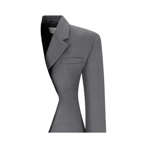 Asymmetrical Double-Breasted Jacket