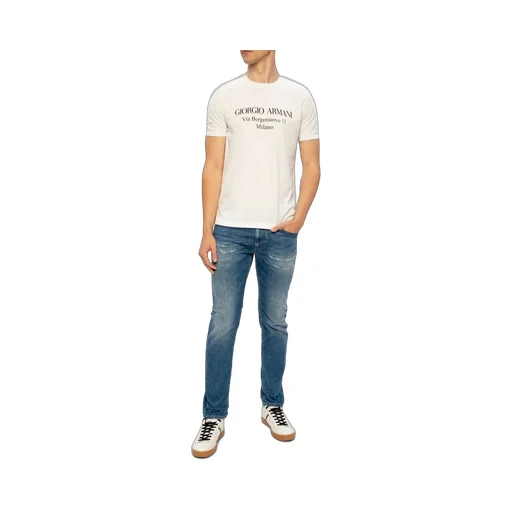 Logo Print Crewneck T-Shirt
