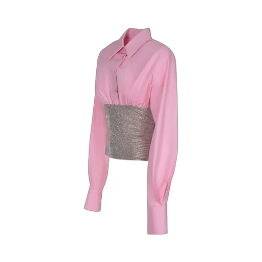 Crystal Bustier Shirt