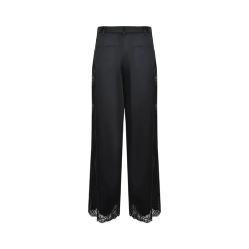 Lace-Trimmed Pants