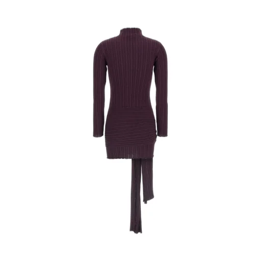 Jewel Brooch Mini Dress